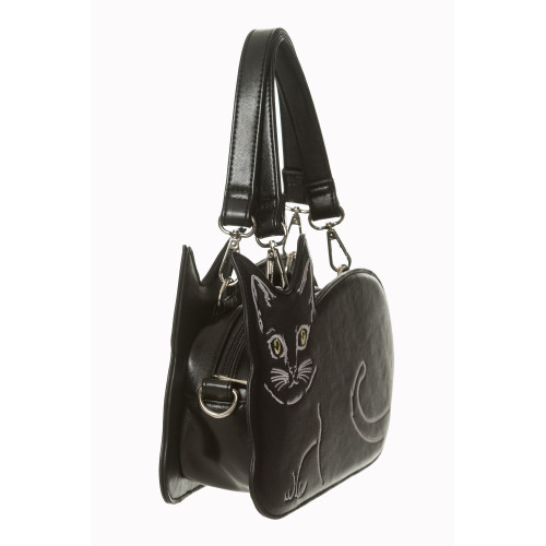 Stereoman 歐洲Banned官方授權暗黑哥特Lolita貓咪單肩斜後後背包