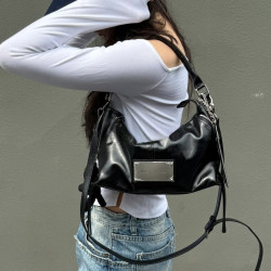 matin kim包包韓國小衆側拉鍊機車包手提單肩波士頓斜後後背包