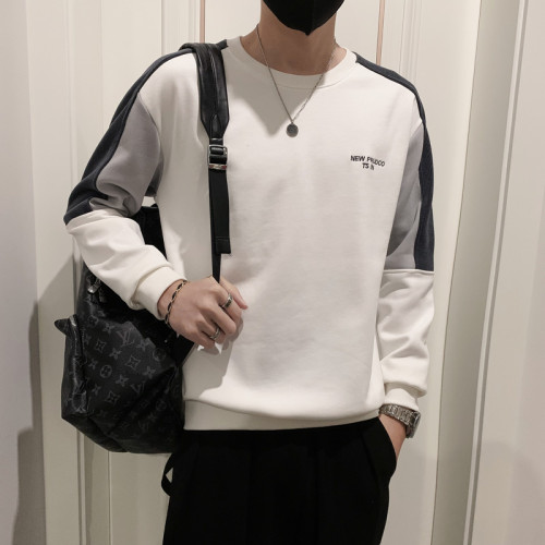 2025新款秋冬季爆款潮牌衛衣男內搭上衣高級感春秋外套男裝打底衫