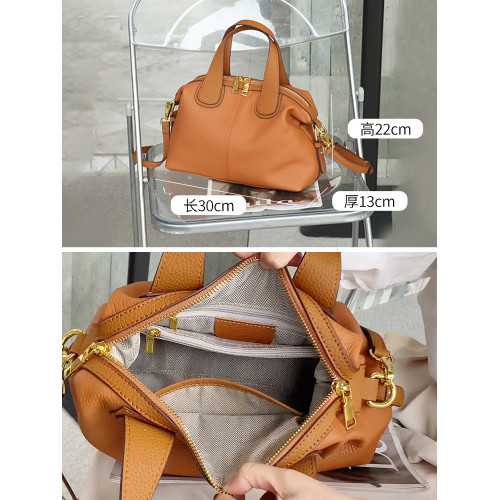 頭層牛皮包包2026春夏新款大容量斜背手提包高級感洋氣真皮單肩包