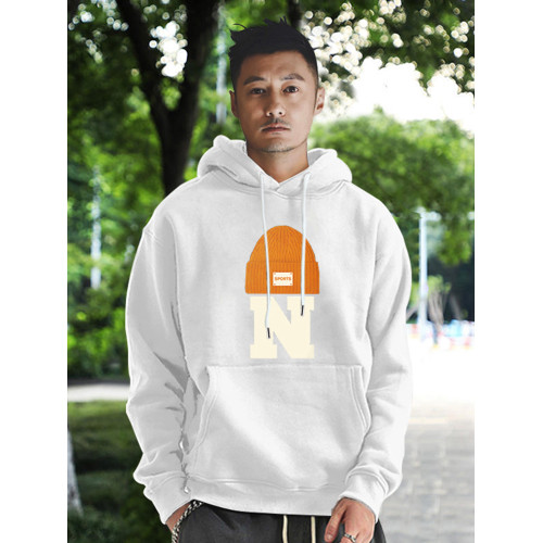 美式440g重磅連帽衛衣男士秋冬季加絨加厚寬鬆潮牌學生情侶裝外套