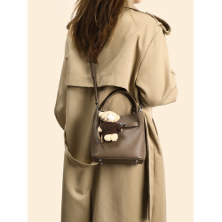 真皮復古小包包女2026新款潮時尚百搭斜後後背包流行爆款手提包水桶包