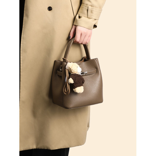 真皮復古小包包女2026新款潮時尚百搭斜後後背包流行爆款手提包水桶包 真皮復古小包包女2026新款潮時尚百搭斜後後背包流行爆款手提包水桶包