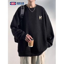 【敖瑞鵬代言】GENIOLAMOD圓領衛衣男士潮牌外套2026春季新款上衣