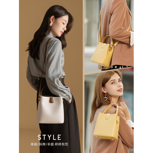 水桶包女士2026新款包包女春夏流行時尚小衆單肩手提女包斜後後背包女