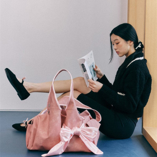 韓國小衆SIWEOL107允真同款蝴蝶結托特包單肩腋下手提女包2026款