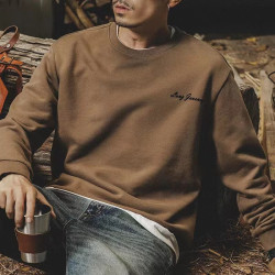 美式復古420g重磅衛衣男秋季男士潮牌ins寬鬆大碼男裝潮流衣服男