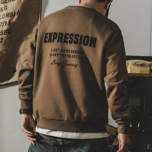 美式復古420g重磅衛衣男秋季男士潮牌ins寬鬆大碼男裝潮流衣服男