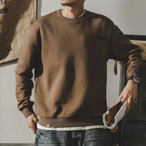 美式復古420g重磅衛衣男秋季男士潮牌ins寬鬆大碼男裝潮流衣服男