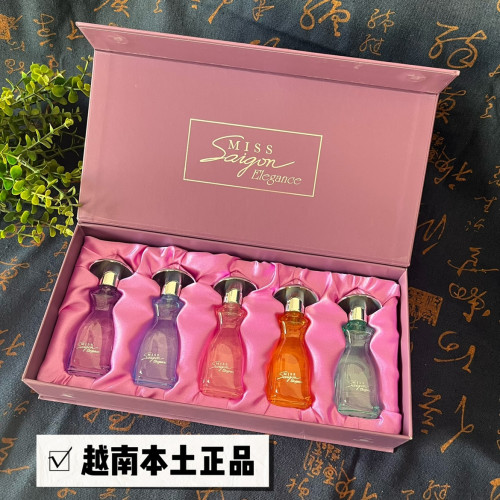 越南正品西貢香水西貢小姐優雅香水女士75ML1號2號3號4號5號套裝