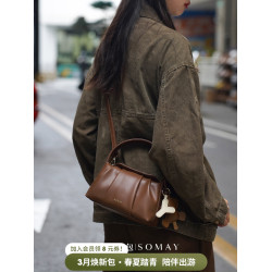 休閒包包女士2026新款春夏百搭單肩斜後後背包女款小衆設計手提女包小