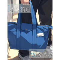 2025新款牛仔帆布大容量單肩包男女通用百搭包長柄托特包工裝風