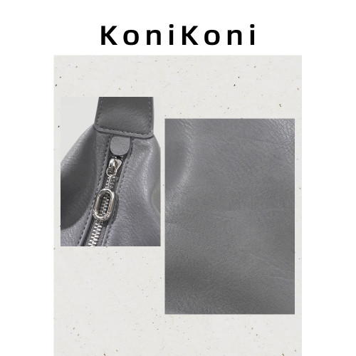KoniKoni原創小衆托特包女大容量超火通勤斜後後背包2026新款單肩大包