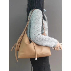 頭層牛皮托特包風箏流浪包2025新款慵懶hobo軟包真皮單肩斜背手提