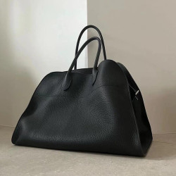 頭層牛皮托特包女大容量荔枝紋真皮高級感通勤手提公文包oversize