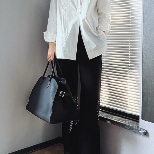 頭層牛皮托特包女大容量荔枝紋真皮高級感通勤手提公文包oversize 頭層牛皮托特包女大容量荔枝紋真皮高級感通勤手提公文包oversize