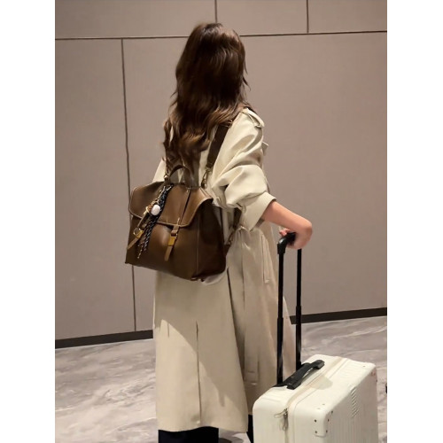 復古大容量雙肩包包女式2026新款輕奢小衆高級感單肩郵差托特女包