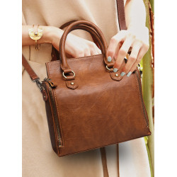 通勤手提包女士上班單肩2023新款潮秋冬2024大容量小衆斜背托特包