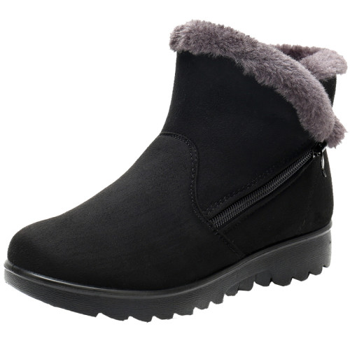 媽媽鞋棉鞋女冬季短靴加絨保暖加厚平底鞋舒適防滑中老年人雪地靴 媽媽鞋棉鞋女冬季短靴加絨保暖加厚平底鞋舒適防滑中老年人雪地靴