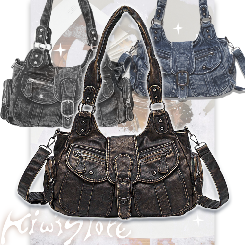 y2k西部牛仔機車包單肩包斜背辣妹甜酷亞文化嬉皮小衆復古高級潮