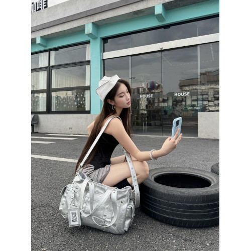 Cultivator原創復古辣妹大容量通勤單肩手提斜背機車托特包2026秋