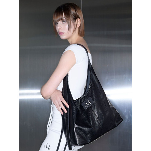 韓國小衆mucent包包2025新款金屬標大容量托特包手提腋下包單肩包