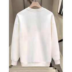 秋冬新款虎頭印花衛衣男網紅同款圓領純棉長袖百搭休閒加絨打底衫