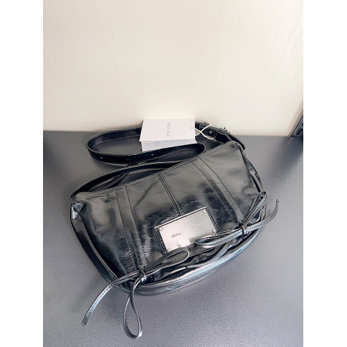 韓國小衆品牌matin kim包包女款褶皺蝴蝶結抽繩單肩斜背腋下包