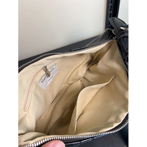 韓國小衆品牌matin kim包包女款褶皺蝴蝶結抽繩單肩斜背腋下包