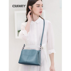 真皮中年女士包包2026新款百搭軟皮媽媽款斜後後背包女休閒單肩腋下包