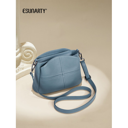 真皮中年女士包包2026新款百搭軟皮媽媽款斜後後背包女休閒單肩腋下包