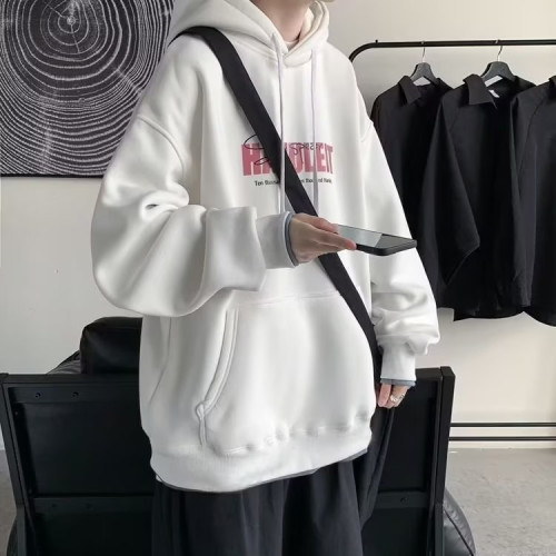 2024新款連帽衛衣男秋冬印花休閒加絨加厚帽衫青少年情侶大碼外套 2024新款連帽衛衣男秋冬印花休閒加絨加厚帽衫青少年情侶大碼外套