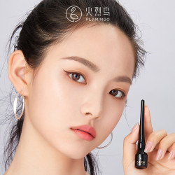 【組合裝】火烈鳥眼線液筆彩色防水防汗持久不易暈染細頭