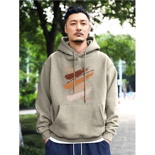 440克冬季餘文樂中年潮牌男裝寬鬆衛衣男士連帽外套上衣寬鬆加絨