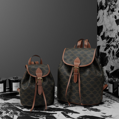 香港真皮凱旋門雙肩包包2026新款超火時尚休閒小書包大容量後後背包女