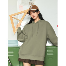 GenioLamde卡通貓連帽衛衣男女2025秋季潮牌情侶套頭上衣外套