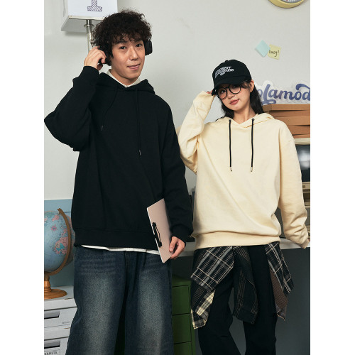 GenioLamde卡通貓連帽衛衣男女2025秋季潮牌情侶套頭上衣外套