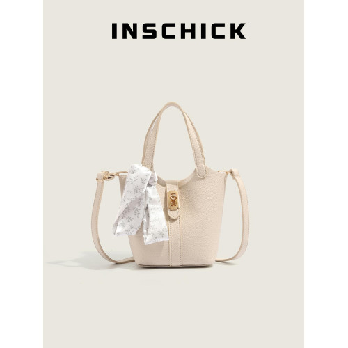 水桶包女式2025新款高級感手提單肩斜後後背包時尚通勤手拎菜籃子包 水桶包女式2025新款高級感手提單肩斜後後背包時尚通勤手拎菜籃子包