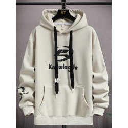 12秋冬季純棉衛衣男孩15嵗青少年學生13加絨加厚大童連帽帥氣帽衫