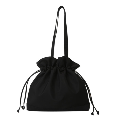 ins日系慵懶風簡約尼龍布大包包女冬2025新款韓版休閒時尚水桶包