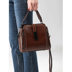 真皮女包2026新款夏天裝手機的小包包高級感媽媽水桶包單肩斜後後背包