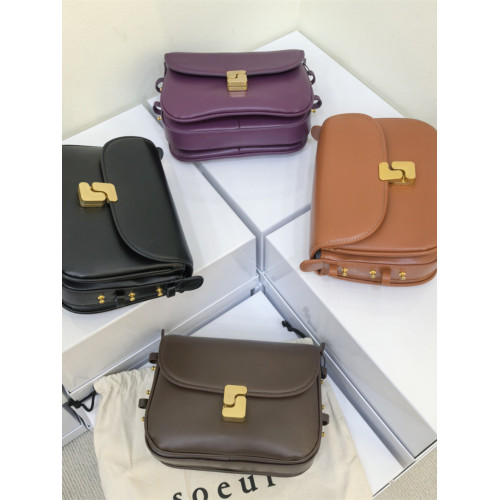 爆款法國小衆包包SO氣質豆腐包小號斜後後背包sides鉚釘小方包