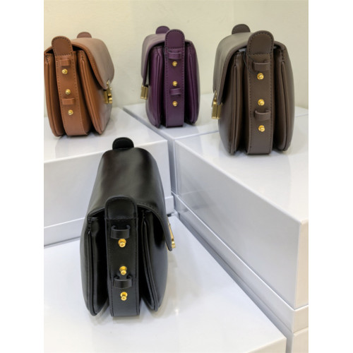 爆款法國小衆包包SO氣質豆腐包小號斜後後背包sides鉚釘小方包