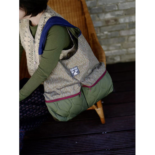 housedesign原創2026春新品復古拼接設計單肩手提包大容量通勤包 housedesign原創2026春新品復古拼接設計單肩手提包大容量通勤包