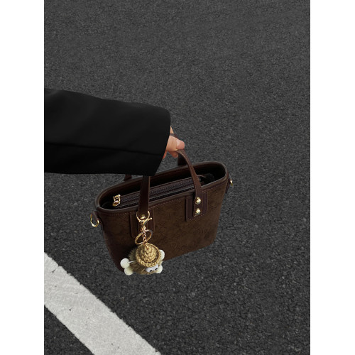 包包女2025新款高級質感小衆設計秋冬季復古百搭斜後後背包手提水桶包