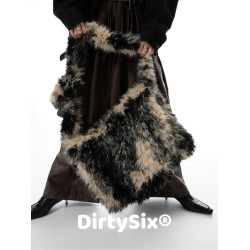 DirtySix /原創 “一隻燕麥牛” 流浪風大尺寸 大容量毛毛包