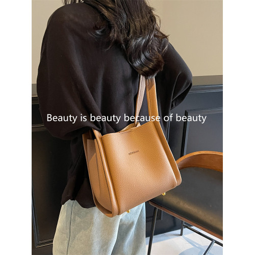 高級感小包包女式2026春夏新款潮時尚手拎袋手提包百搭斜背水桶包