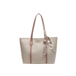 簡約通勤大容量包包女2025春夏新款休閒百搭水桶包小衆時尚單肩包