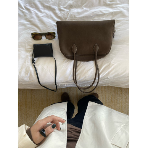 大宇姓張 自製【抹茶生巧咖】復古磨砂質感腋下波士頓小號