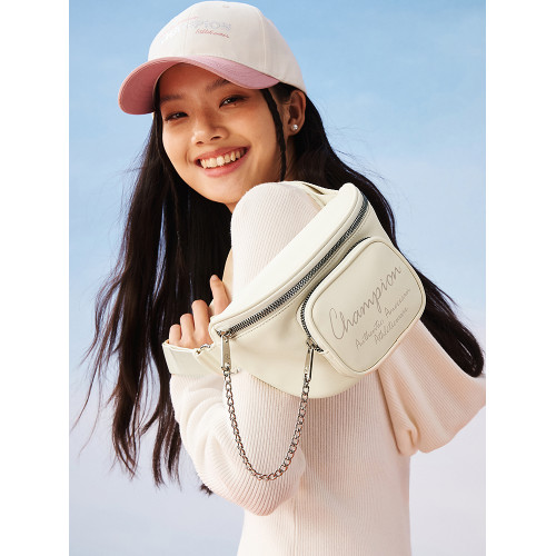 champion冠軍新款斜後後背包餃子包女百搭日常通勤鏈條包胸包春夏